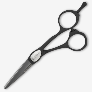 5" Joewell Black Crest Hair Cutting Scissors — studio grey