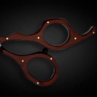 Saki Kigumi Wood and Steel Hair Cutting Shears