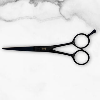 Black Made in Japan Hair Cutting Shears Intelio Steel Yoru