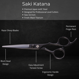 Katana Japanese Hair Cutting Shears/Scissors