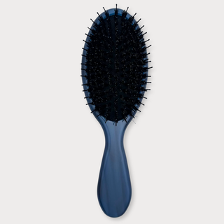 Boar Hair & Nylon Bristle Brush - Dark Blue — studio grey