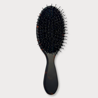 Boar Hair & Nylon Bristle Brush - Dark Tortoise — studio grey