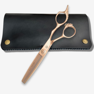 Gold Hair Thinning Shears Saki Tsuru — studio grey