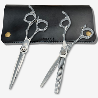 Grand Master VG10 Hair Cutting Shears Set (Hair Cutting and Thinning Shears) — studio grey