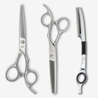 Ha Hair Shears Set (Hair Cutting and Thinning Shears) — studio grey