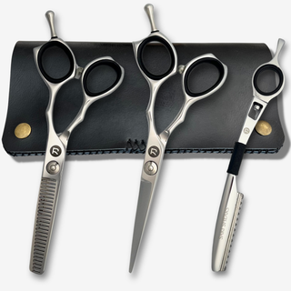 Kotaro Hair Cutting Shears Set (Hair Cutting and Thinning Shears) - Open Box — studio grey