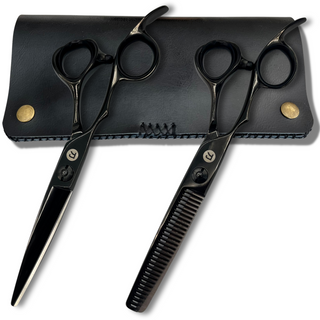Left-Hand:  Katana Japanese Hair Cutting Shears Set