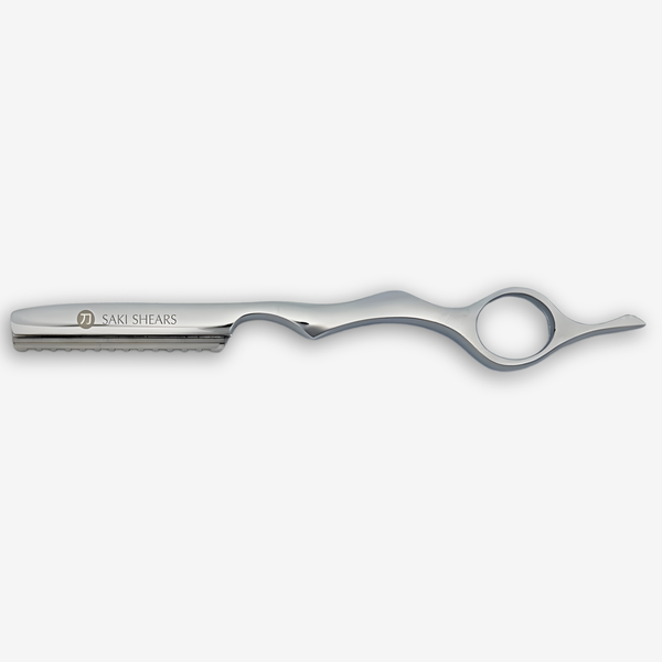 Precision Hair Razor from Saki Shears — studio grey