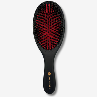Premium Nylon & Boar Bristle Brush for All Hair Types — studio grey