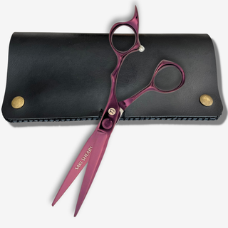 Purple Saki Velora 6" Hair Cutting Shears — studio grey