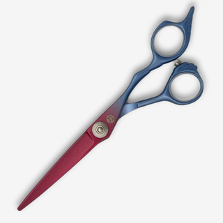Rainbow Red/Blue Hair Cutting Shears/Scissors — studio grey