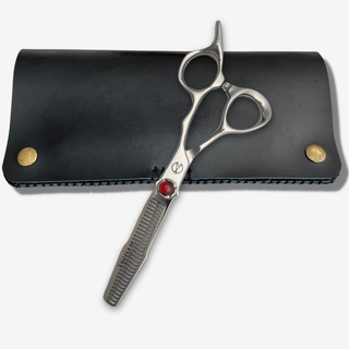 5.5 Inch Steel Hair Thinning Shears Red Moon — studio grey