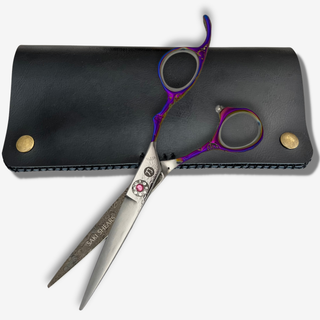 Saki Kohana Damascus Steel Cutting Shears — studio grey
