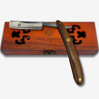 Saki Shears Hikari Professional Straight Razor — studio grey