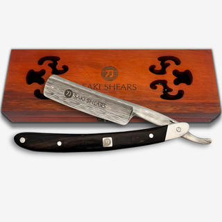 Saki Shears Kamikazi Straight Razor — studio grey