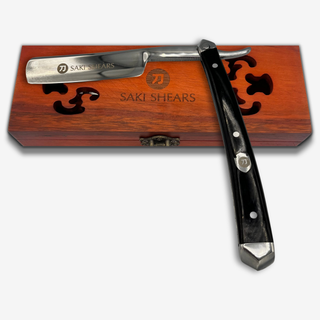 Saki Shears Ronin Professional Straight Razor — studio grey