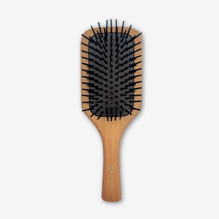 Saki Shears Small Wooden Paddle Brush — studio grey