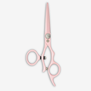 Swivel Precision Pink Titanium 5.5” Shears — studio grey