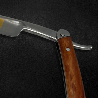 Saki Shears Shinobi Wood Straight Razor