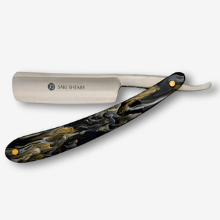 Straight Edge Shave Saki Epoxy Carbon Series - Brown Shadows — studio grey