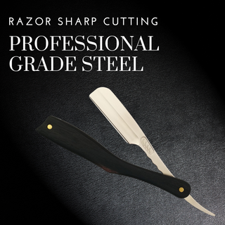 Straight Razor Ebony Wood