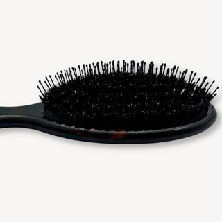 Boar Hair & Nylon Bristle Brush - Dark Tortoise